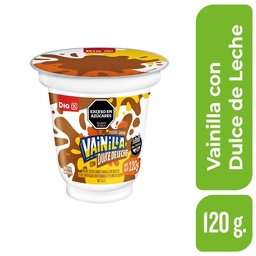 Postre Dia Vainilla y Dulce de Leche 120 gr.