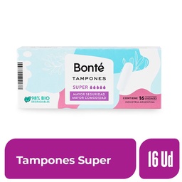 Tampones Super Bonte 16 Ud.