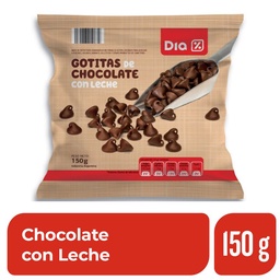 Gotitas Dia Chocolate con Leche 150 gr.