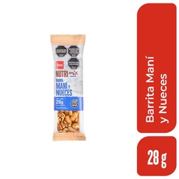 Barrita de Maní y Nueces Nutrimix Dia 28 gr.