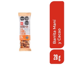 Barrita Maní y Cacao Nutrimix Dia 28 gr.