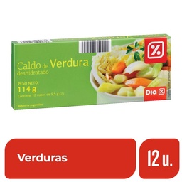 Caldo Deshidratado Dia de Verduras 12 Ud.