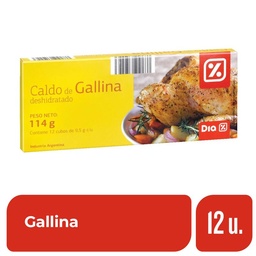 Caldo de Gallina Deshidratado Dia 12 un.