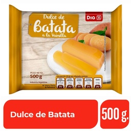 Dulce de Batata Dia 500 gr.