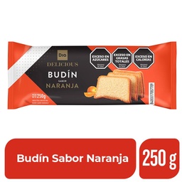 Budín Naranja Delicius 250 gr.