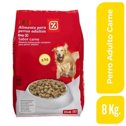 Alimento para Perros Dia Adultos Carne 8 kg.