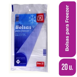 Bolsas para Freezer Dia 20 Ud.