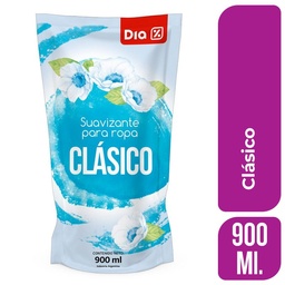 Suavizante para Ropa Dia Clásico Doypack 900 ml.