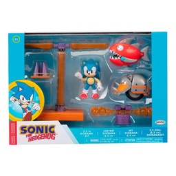 Figura Conjunto de Diorama Sonic The Hedgehog de 2,5