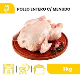 Pollo Entero Fresco 3kg