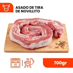 Asado de Tira de Novillito 1 kg