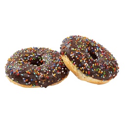 Donas Rellenas Bañadas con Granas Marrones 4u