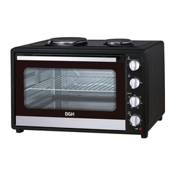 Horno Eléctrico Bgh 64lt  Negro Bhe64m20an