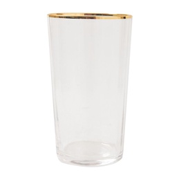 Vaso Alto Milan Gold