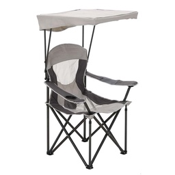 Silla con Dosel Resistente Alpha Camp Gris