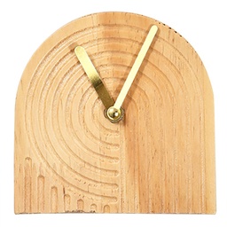 Reloj H&g Curvas Madera Calm 12x12 cm