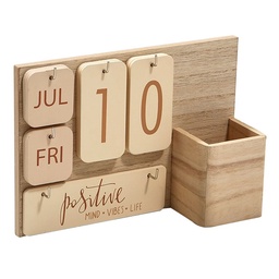 Calendario H&g Madera Calm 6x20 cm