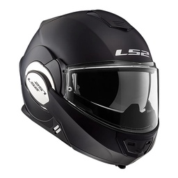 Casco Ls2 399 Valiant Matt Black Rebatible l