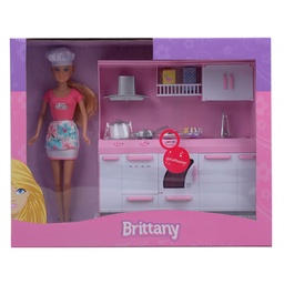 Muñeca Brittany con Cocina