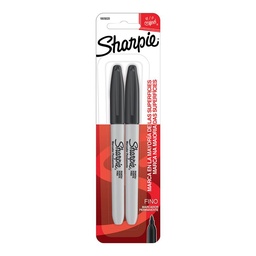 Marcador Sharpie Fino Negro x2