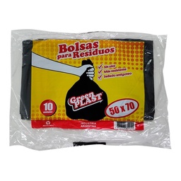 Bolsas Resid Rollo 50x70 Greenplast 15un