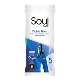 Máquina de Afeitar Soul Care Doble Hoja 5un