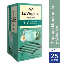 Té de Tilo con Manzanilla y Cedron La Virginia 25un La Virginia 25un