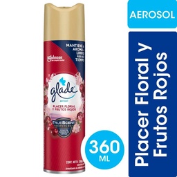 Desodorante de Ambientes Glade Aerosol Placer Floral y Frutos Rojos 380 ml.