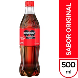 Gaseosa Coca Cola Sabor Original 500ml