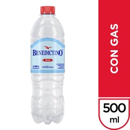Agua Mineral Benedictino con Gas 500 ml