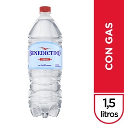 Agua Benedictino con Gas 1.5 l