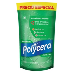 Autobrillo Incoloro Dp Polycera 750ml