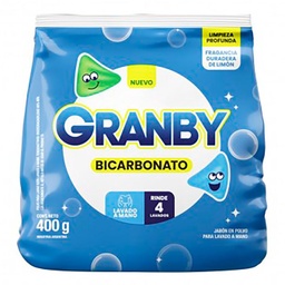 Jabon en Polvo Lavado A Mano Fragancia Limon Granby 400gr