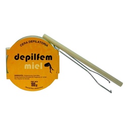 Cera Depilatoria Depilfem Miel en Lata 180 gr