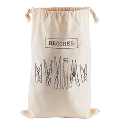 Bolsa para Broches Natural