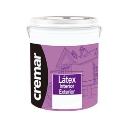 Latex Interior Exterior Cremaryl 4lt Blanco Mate