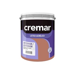 Látex Cremar Interior-exterior Rojo Terracota 4l