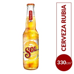 Cerveza Porron Rubia Sol 650cc