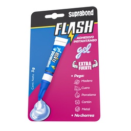 Adhesivo Flash Gel 3 gr Suprabond