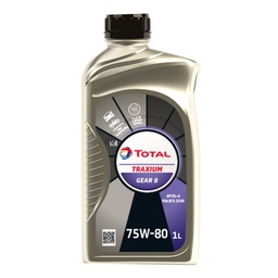 Total Trax Gear 8 75W80 1l Plata