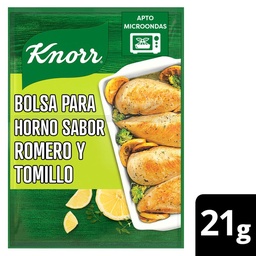 Condimento Sabor Al Horno Knorr  Limón y Orégano  21 g