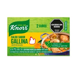 Caldo Knorr Sabor Gallina 19 g 2u