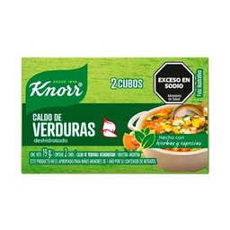 Caldo Knorr de Verduras 19 g 2u