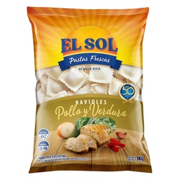 Ravioles Pollo y Verdura El Sol 1 kg