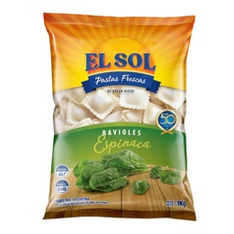 Ravioles de Espinaca El Sol 1kg