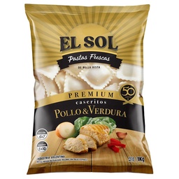 Caseritos Pollo Espinaca y Crema de Queso El Sol 1kg