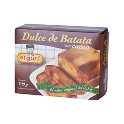 Dulce de Batata con Cacao El Guri 500 gr