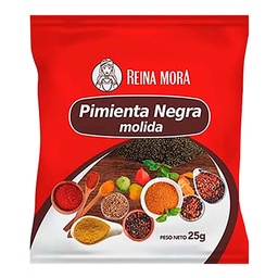 Pimienta Negra Molida Reina Mora 25g