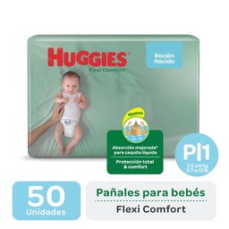 Pañales Huggies Flexi Comfort Ahorrapack P 50un