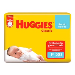 Pañales Huggies Classic P 30 u